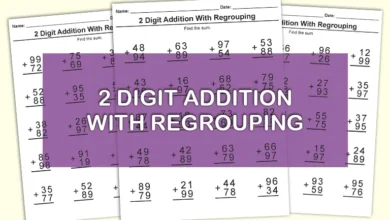 2 Digit Addition With Regrouping