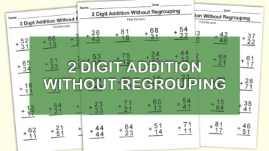 2 Digit Addition Without Regrouping