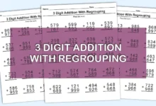 3 Digit Addition With Regrouping
