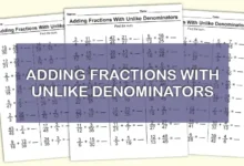 Adding Fractions With Unlike Denominators